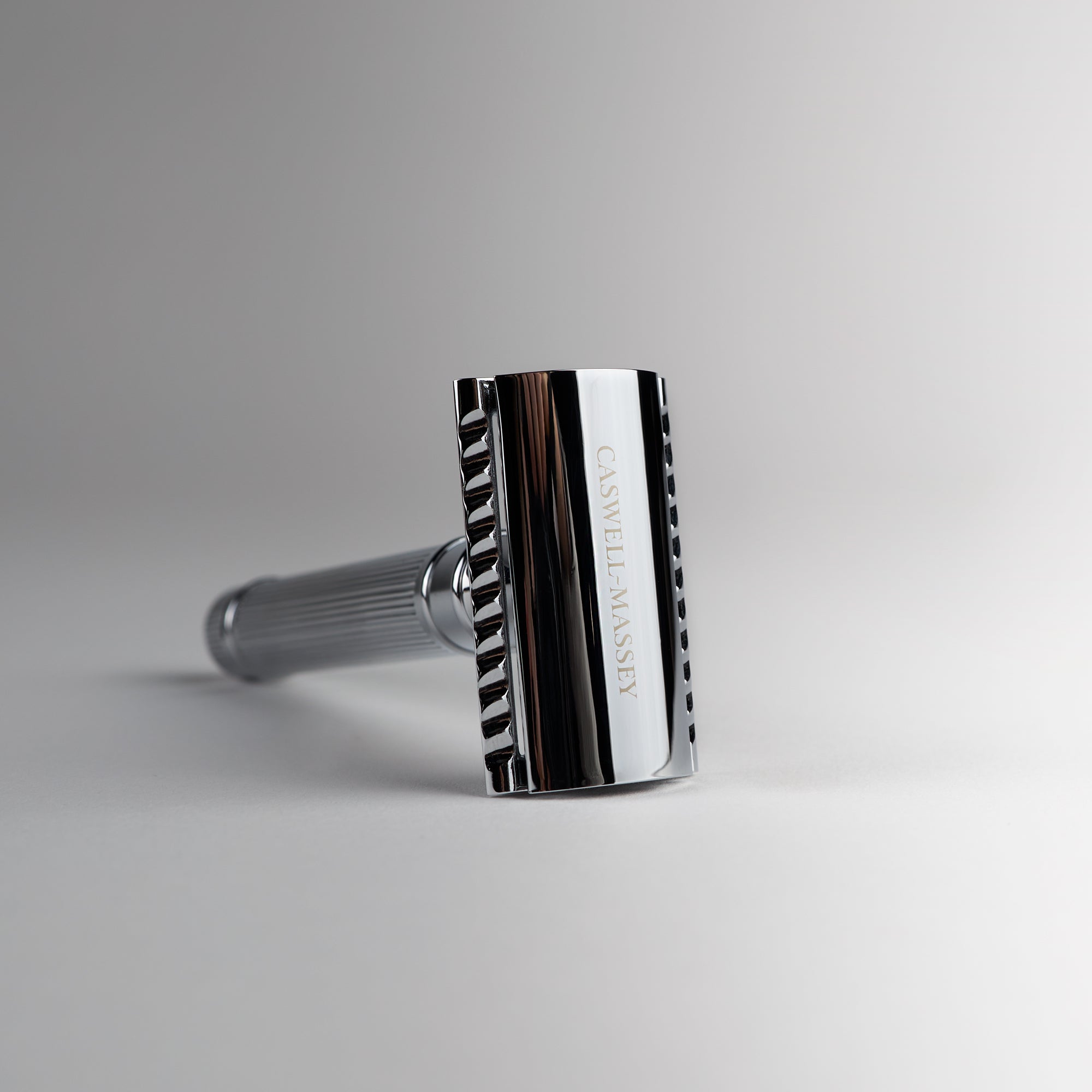 Ribbed Chrome Double-Edged Razor Mens Hard Goods Caswell-Massey®