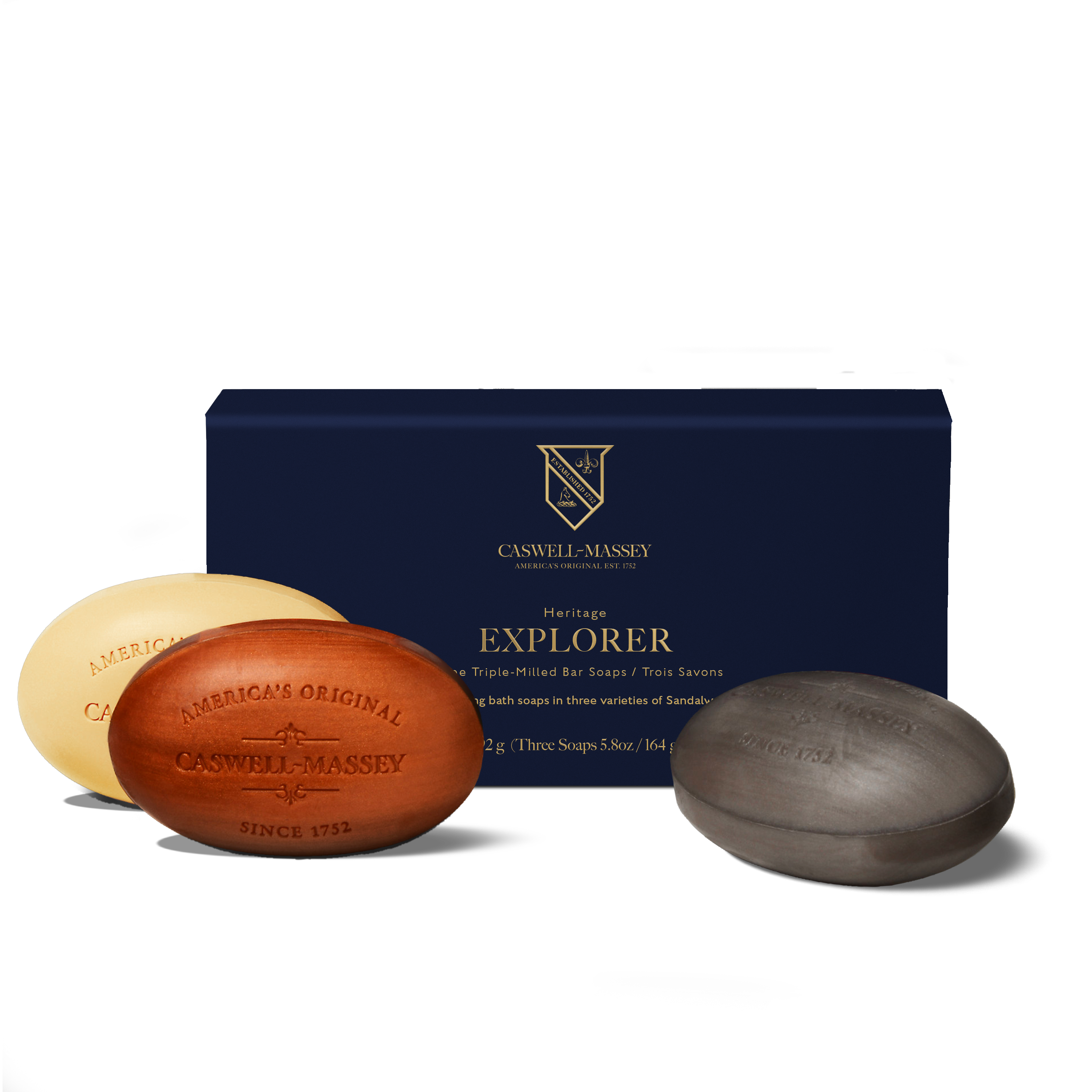 Sandalwood Explorer Soap Set Bar Soap Caswell-Massey®