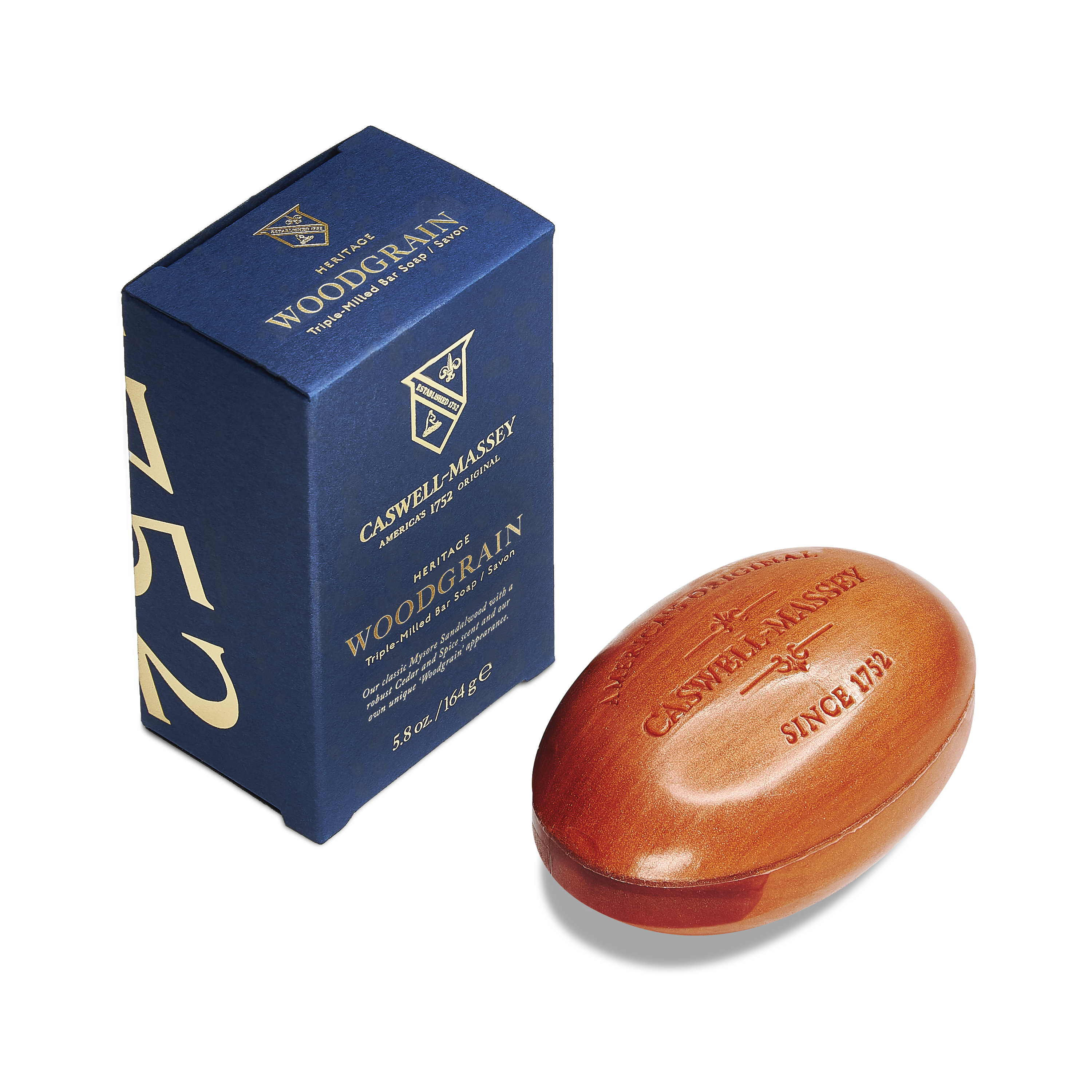 Woodgrain Sandalwood Bar Soap Bar Soap Caswell-Massey® Single Soap